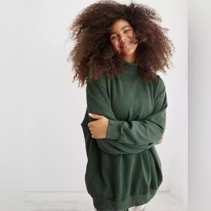 Aerie The Sweat Everyday Cozy Mock Neck Sweatshirt
